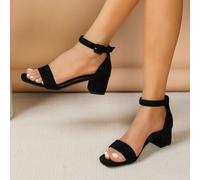 Damen Sommer High Heel, Low Heel, Plateau Absatz, Gold, Silber, Schwarz, Beige Riemen einfache Sandalen