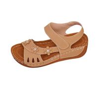 Damen Sommer Outdoor Sandalen Bequeme Athletic Frauen Schuhe Trekkingsandalen Outdoorsandalen,Sandalen Weite K,Retro-Modisch
