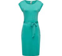 Sommerkleid RAGWEAR "Taggien", Damen, Gr. L (40), Normalgrößen, grün, Material: 95% Viskose, 5% Elasthan, figurumspielend knielang, Rundhals, Ärmel ohne Ärmelschlitz, Kleider Sommerkleid, Knielanges,