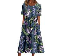 Damen Sommerkleid Strandkleid,Vorteilhafte Kleidung Für Mollige,Rote Sommerkleider,Oversize Kleid Damen,Kleider Eng,Pinkes Kleid Sommer,Weißes Partykleid,Schöne Abendkleider