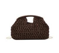 Damen Sommertaschen Grosse Handtasche Geflochten, - Shopper Tasche , Modisc | Flecht-Tasche fuer Damen im Sommer - Elegantes Stroh-Accessoire | Geraeumiger Shopper fuer Urlaub Freizeit
