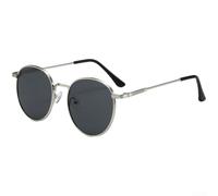 Damen Sonnenbrille Oval Metallrahmen UV400 Schutz Fashion | UV400 Filter blockiert schädliche Strahlung, ideal für sonnige Tage am Strand oder Berg(B)