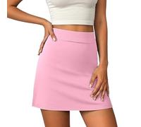 Damen-Sportrock Zum Laufen, Tennis, Training, Hohe Sommer Rock Damen Langer Rock Damen Langer Sommer Plisseerock Jeansrock Wickelrock Wanderrock Lang Maxirock Lang Midi Tennis Skirt