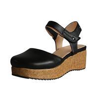 Damen Sportsandalen Trekking Sandalen Outdoorsandale Geschlossene Gummi Wandersandalen Sommer Leichte für Reisen Wandern Canvas Sneaker Damen Sandaletten Damen mit Keilabsatz breite Schuhe Herren