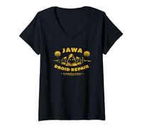 Damen Star Wars Jawa Droid Repair T-Shirt mit V-Ausschnitt