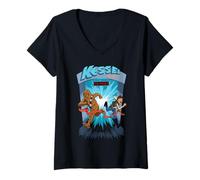 Damen Star Wars Kessel Run 11 59 Parsecs Chewbacca & Han Solo T-Shirt mit V-Ausschnitt