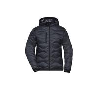 Ladies' Padded Jacket Gesteppte Jacke mit DuPont™ Sorona® Wattierung (nachwachsender, pflanzlicher Rohstoff) grau/braun,