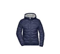 Damen Steppjacke "JN1155" - James & Nicholson Navy/Silver XXL