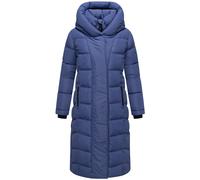 Damen Steppmantel mit Rucksackträger "Engelsfeder XIV" Blue Violet S