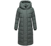 Damen Steppmantel mit Rucksackträger "Engelsfeder XIV" Stone Green XL