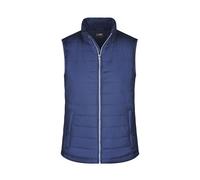 James & Nicholson Damen Steppweste JN1135, navy-blau, Größe S (Outdoorkleidung & Freizeitkleidung)