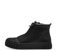 MARCO TOZZI Damen Stiefeletten zum Schnüren ohne Absatz mit Reißverschluss, Schwarz (Black), 41 EU