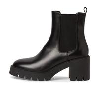 Tamaris Damen Chelsea Boots, Frauen Stiefeletten,TOUCHit-Fußbett,Bootee,Booties,halbstiefel,Kurzstiefel,uebergangsschuhe,Black Leather,39 EU
