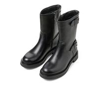 Damen-Stiefel BLACK LEATHER - Gr. - 41