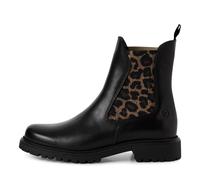 Tamaris - Da.-Stiefel black/leopard - Gr. - 38