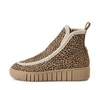 Tamaris Damen Stiefel Leder Removable Sock; LEOPARD, EU 40