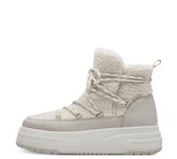 Tamaris Damen Stiefelette DUO-Tex 1-26807-4 Sportliche Winterschuhe Beige Größe 39