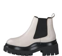 Tamaris Plateau Stiefelette beige ivory Glattleder 25462 - Größe 41