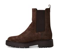 Tamaris Damen Chelsea Boots, Frauen Stiefeletten,TOUCHit-Fußbett,Cognac,Antelope,Folk,nut,Taupe,weiblich,Lady,Ladies,Mocca Struct.,40 EU