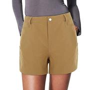 Damen Stoff Bermuda Shorts aus Stretch-Twill, Damen Shorts Kurze Sommerhose Breites Bein Elegant Kurzhose Casual Locker Hose Luftig Short mit Taschen