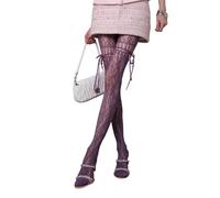 Damen Straps Strumpfhose, Netzstrümpfe, Oberschenkelstrümpfe, Strumpfhosen mit hoher Taille, Strumpfhaltergürtel, Strumpfwaren, Geschenke, gemusterte, oberschenkelhohe Strumpfhaltergürtel, für Frauen