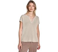 STREET ONE Damen A323142 Strick-Look Shirt, Moonstone Sand, 38