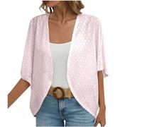 Damen Strickjacke Mit Mittellangen Ärmeln, Sale Angebote Cardigan Leicht Atmungsaktiv, Blouson Weich Und Bequem, Häkeljacke Lässig Stilvoll, Strickmantel Elegant Schick, Italienische Mode Damen