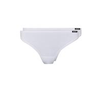 Skiny Damen Skiny Damen 2er Pack Cotton Advantage String, WeiÃŸ, 42 EU