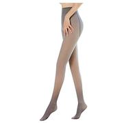 Damen Strumpfhosen Verdickte Leggings Warm Fleece Pantyhose Plüschstrümpfe Perfekt Beine Abnehmen Gefälschte Durchscheinend wärmende Thermostrumpfhose Winter Warm Thick Slimmer Thermo Strumpfhosen