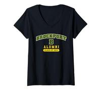 Damen SUNY Brockport Golden Eagles Graduates Alumni 2031 T-Shirt mit V-Ausschnitt