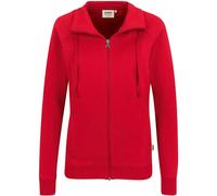 Damen-Sweatjacke College - HAKRO® rot 3XL