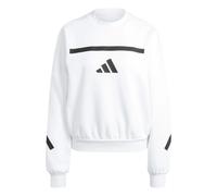 ADIDAS SPORTSWEAR Sweatshirt mit Logo und Rundhalsausschnitt in Weiss, Größe M