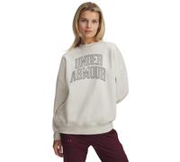 Damen-Sweatshirt ohne Reißverschluss Under Armour RIVAL FLEECE OS VARSITY CREW W weiß 6007880-110 - S