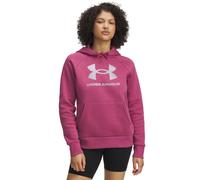 Damen-Sweatshirt ohne Reißverschluss Under Armour RIVAL FLEECE SHIMMER HOODIE W rot 6003710-659 - S