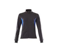 Damen Sweatshirt Zip "Accelerate" 18494-962 - Mascot Schwarzblau/Azurblau ONE / 4XL