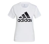 adidas Loungewear Essentials Logo Tee Women weiss/schwarz Größe M