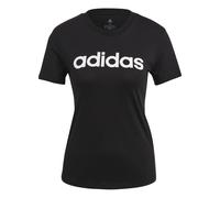 adidas Essentials Slim Logo T-Shirt Damen black/white M
