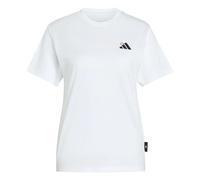 Damen T-Shirt adidas Regular Graphic Blanc S