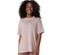 Damen T-Shirt Asics Logo - fawn - Rosa (M)