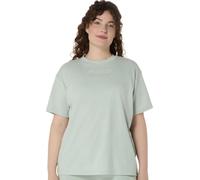 Damen T-Shirt Asics Logo - lichen rock - Minze (L)