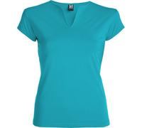 Damen T-Shirt Belice aus Mischgewebe Türkis S