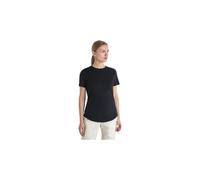 damen t shirt icebreaker merino 125 cool lite sphere iii schwarz S