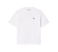 Damen T-Shirt Lacoste Relaxed Fit Lightweight Cotton Pima Jersey - Weiß (XS)
