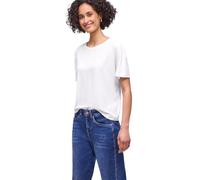 Damen T-Shirt mit Rundhals in Unifarbe