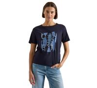 Damen T-Shirt mit Rundhals und Frontprint