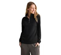 Damen T-Shirt mit Troyer-Kragen