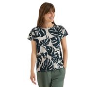 Damen T-Shirt mit U-Boot-Ausschnitt und Print