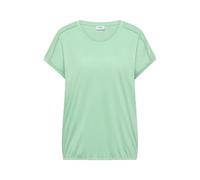 Damen T-Shirt mit V-Neck und Spitzendetail