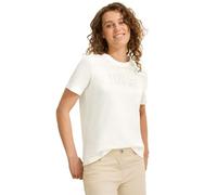 CECIL Damen B322930 T-Shirt mit Wording, Vanilla White, X-Large