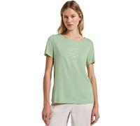 T-Shirt mit Wording Print Grün 36
